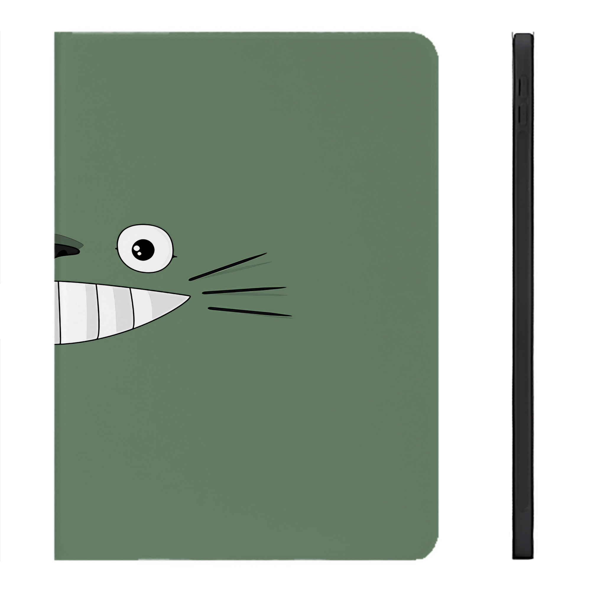 （画像用） となりのトトロ 草壁メイ 草壁サツキ My Neighbor Totoro Satsuki Kusakabe Mei Kusakabe IPadケース ペンホルダー付き ブックスタイルデザイン